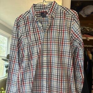 Vineyard Vines Men's Multicolor Plaid Shirt